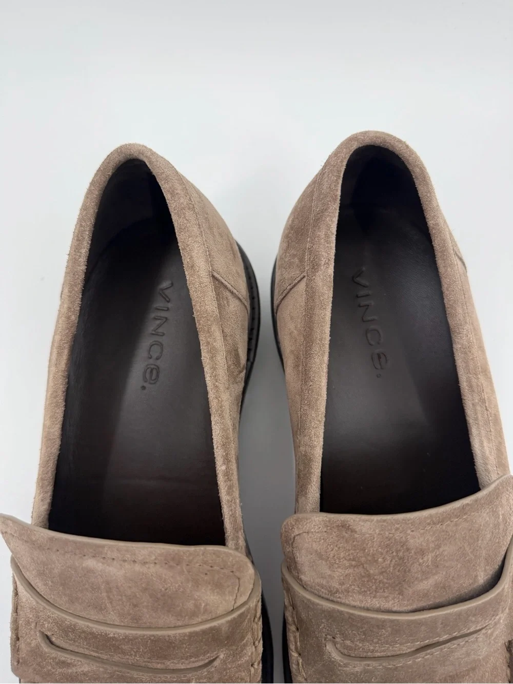 Vince Delmore Suede Lug Sole Loafer